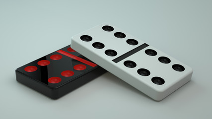 domino 3d shape modern game