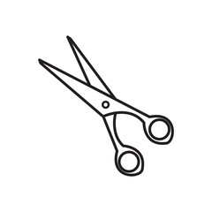 Scissor icon vector 