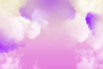 Purple and white smoke abstract background.