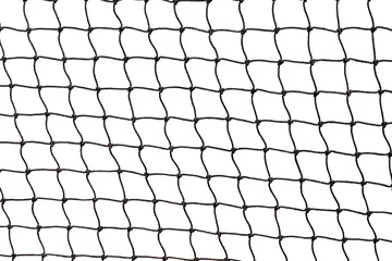 Tennis net isolated on white background with clipping path © spritnyuk