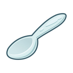 Spoon icon on a white background