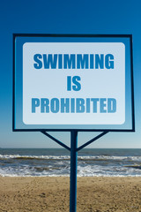 Swimming is prohibited