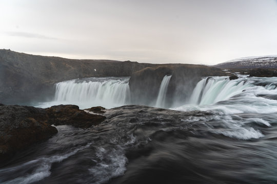 Godafoss the waterfall of the gods in Iceland © Danny Wanders
