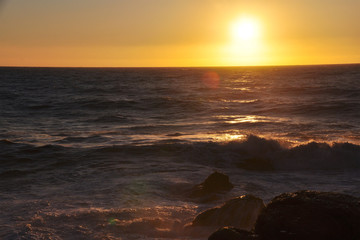Sonnenuntergang am Meer