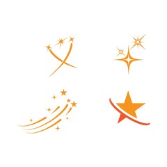 Set Star icon Template