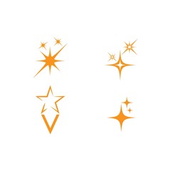 Set Star icon Template