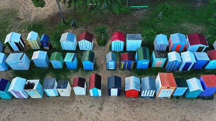 Fototapeta premium cabines de plage