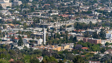 los angeles city detail landscape