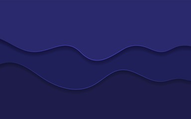 abstract blue paper cut background