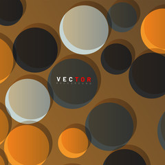 abstract vector background. circle shape pattern. Vector Illustration For Wallpaper, Banner, Background, Card, landing page , etc