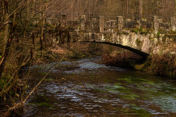 Alte Steinbrücke über die Kirnitzsch Sächsische Schweiz