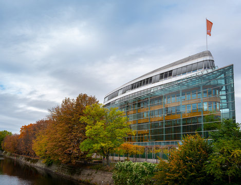 The office building of the CDU party headquarters on the l&uuml;tzowufer in Berlin
