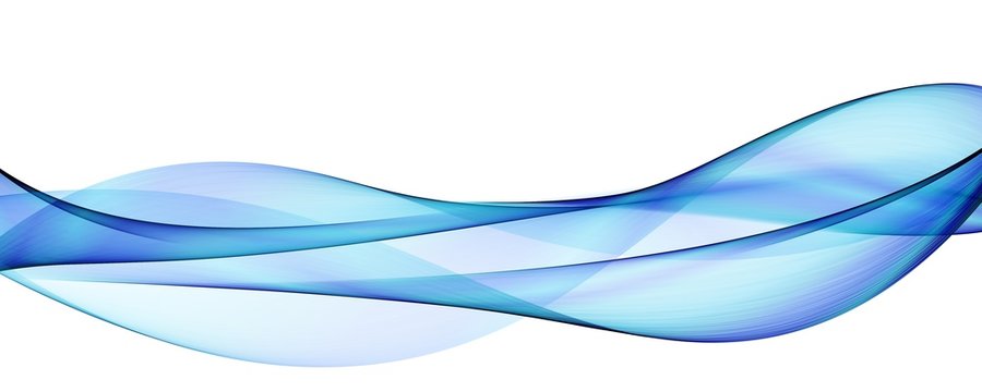 Color Light Blue Abstract Waves Design