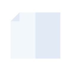 Closed book vector illustration, flat style icon