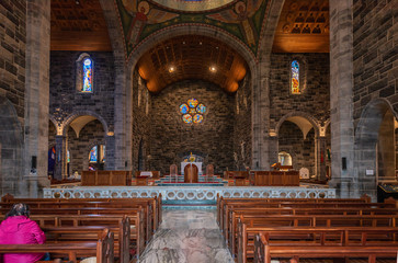 interior of ireland church