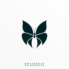 Butterfly Elegant Illustration Vector Template