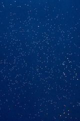 Metallic glitter dark blue wrapping paper background