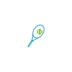 Racket logo vector icon design
