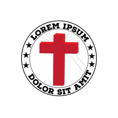 Vector illustration of grungy stamp, illustration of circle grungy