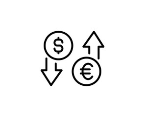 Finance line icon