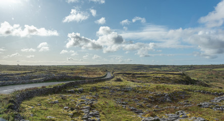 ireland galway county landscape view