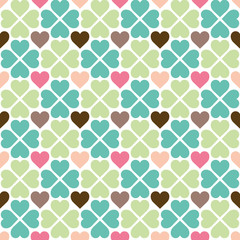 Hearts pattern for mobile, social media and websites. Valentines day.