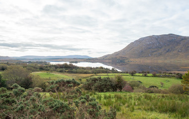 Naklejka premium ireland lake view 