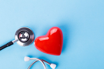 Stethoscope with heart shape