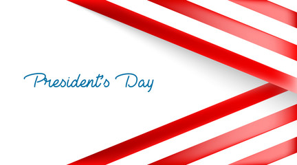 Gradient Mesh Background of Happy President's Day Illustration Vector