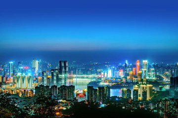 Fototapeta na wymiar Chongqing night scene