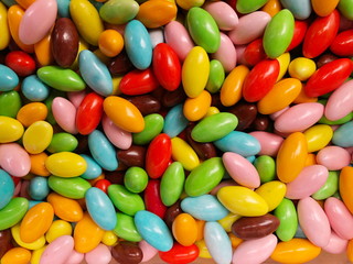 Colorful chocolate candy for backgrounds