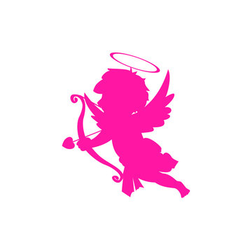 pink Cupid Valentine vector