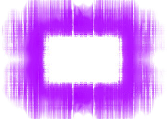 Purple and white streaks frame