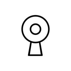 Goal icon. Target symbol. Logo design element