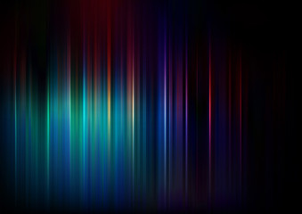 Glow vertical lines with colors background