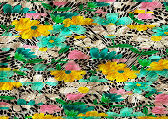 leopard skin and fur background