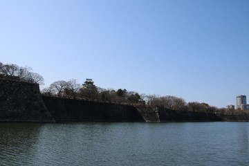大阪城周辺の風景