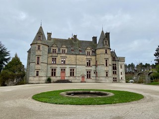 Fototapeta na wymiar Château des Ravalet - Cotentin - Normandie - France 