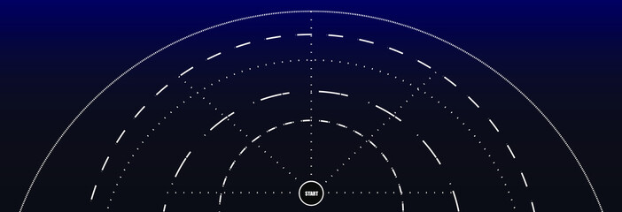 speedometer on black background