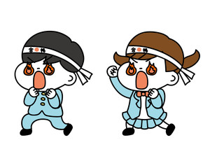 勉強　男の子と女の子