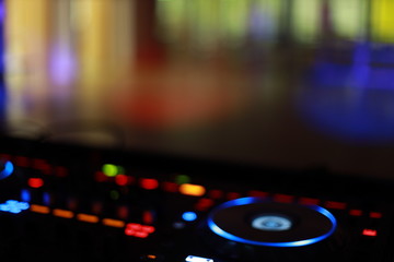 Obraz na płótnie Canvas DJ mixer