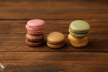 delicious colorful candies called macarons