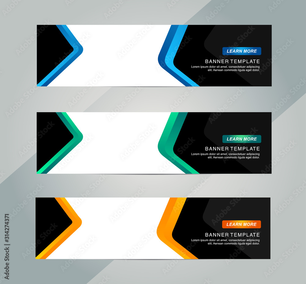 Wall mural creative abstract web banner design background or header templates