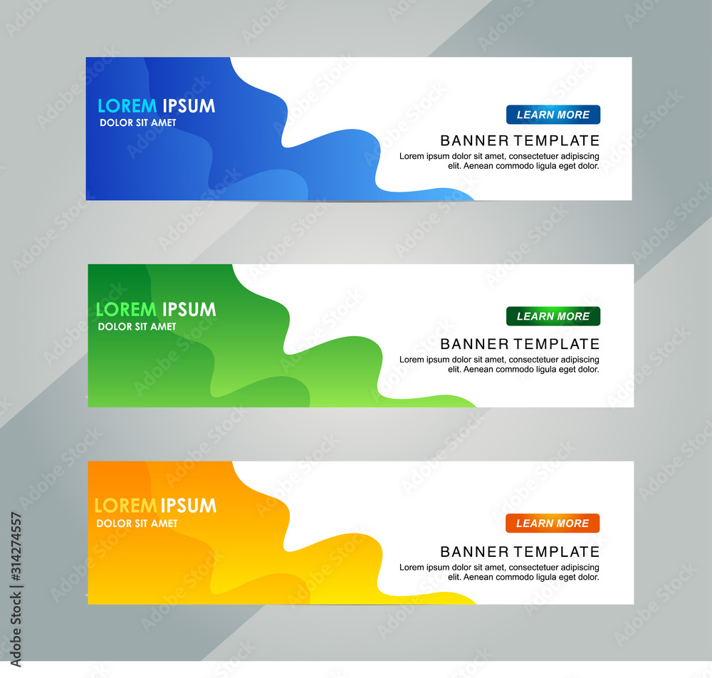 Wall mural creative abstract web banner design background or header templates