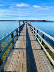 Obraz premium pier on the lake