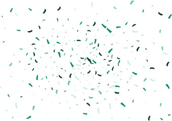 Festive color ribbon confetti background. Abstract frame confetti texture for holiday, postcard, poster, website, carnivals, birthday and children's parties. Cover confetti mock-up. Wedding card