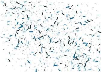 Festive color ribbon confetti background. Abstract frame confetti texture for holiday, postcard, poster, website, carnivals, birthday and children's parties. Cover confetti mock-up. Wedding card