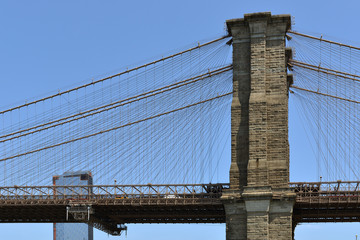 Brooklyn Bridge, New York City, United States (fragment)