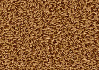 leopard skin pattern with leather texture
