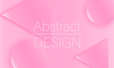 Pink design. Fluid shapes. Vector illustration.